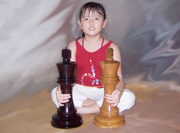 16 inch Wooden Chess Set