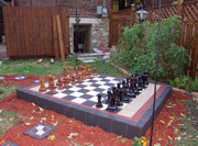 16 inch Wooden Chess Set