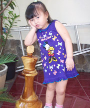 24 inch Wooden Chess Set