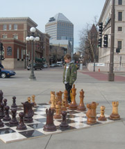 24 inch Wooden Chess Set