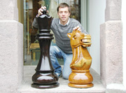 48 inch Wooden Chess Set