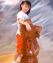 72 inch Wooden Chess Set