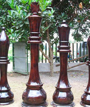 72 inch Wooden Chess Set