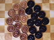 Wooden Checkers