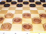 Wooden Checkers