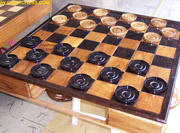 Wooden Checkers