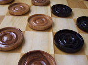 Wooden Checkers