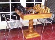 Wooden Chess Table